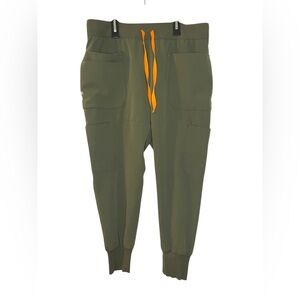 Figs Moss Nepal Jogger Scrub Pants Large Petite